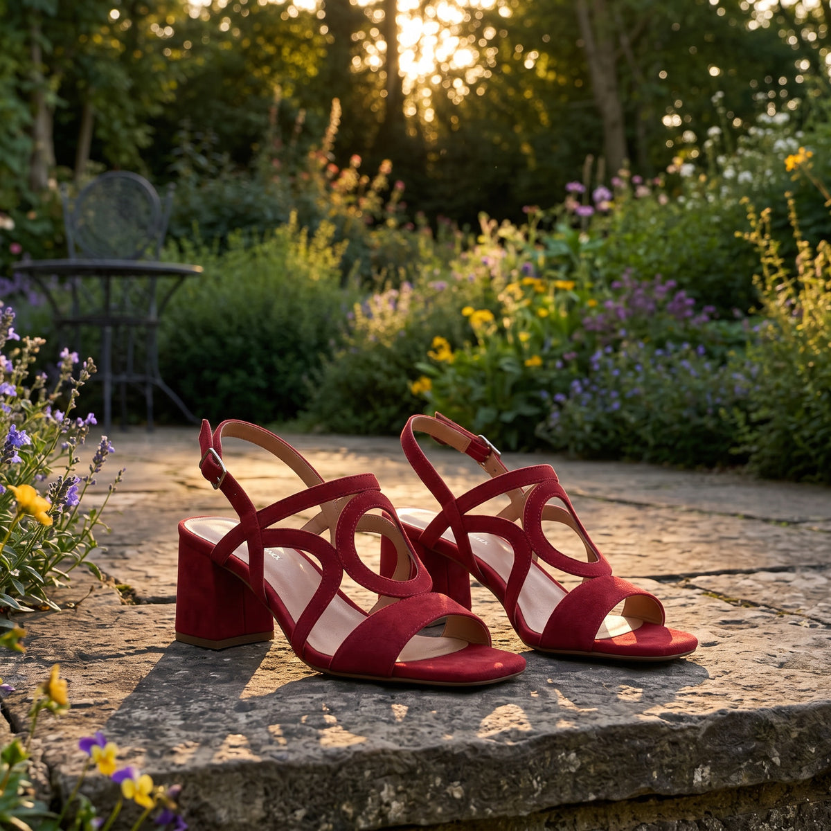 A heel that feels steady